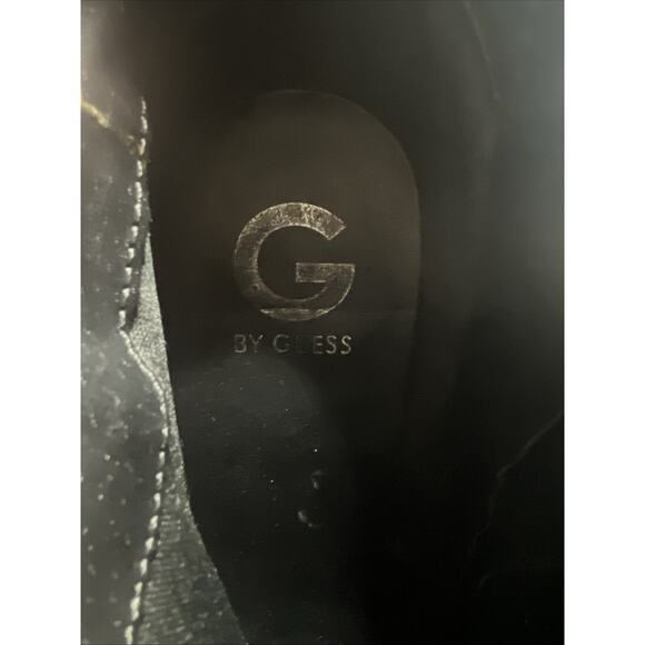 G by Guess Ankle High Heel Booties Womens 10M Black Faux Leather Zip Pointed Toe - Picture 11 of 11